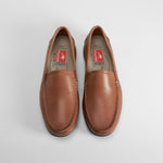 Mocasín orion piel color cuero FLUCHOS