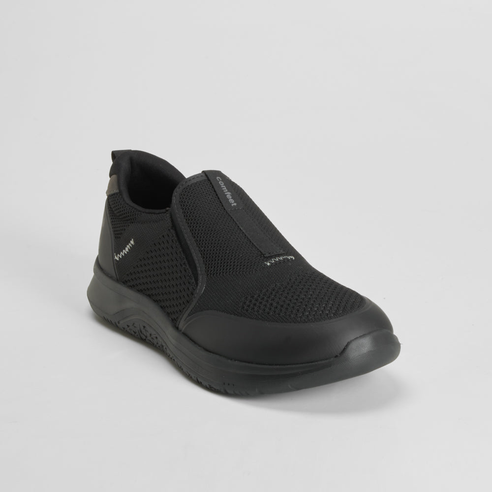 Deportivo slip on negro COMFEET