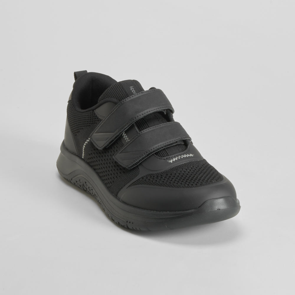 Deportivo velcro negro COMFEET
