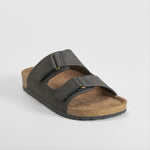 Sandalia bio de velcro Soft Insock negra COMFEET