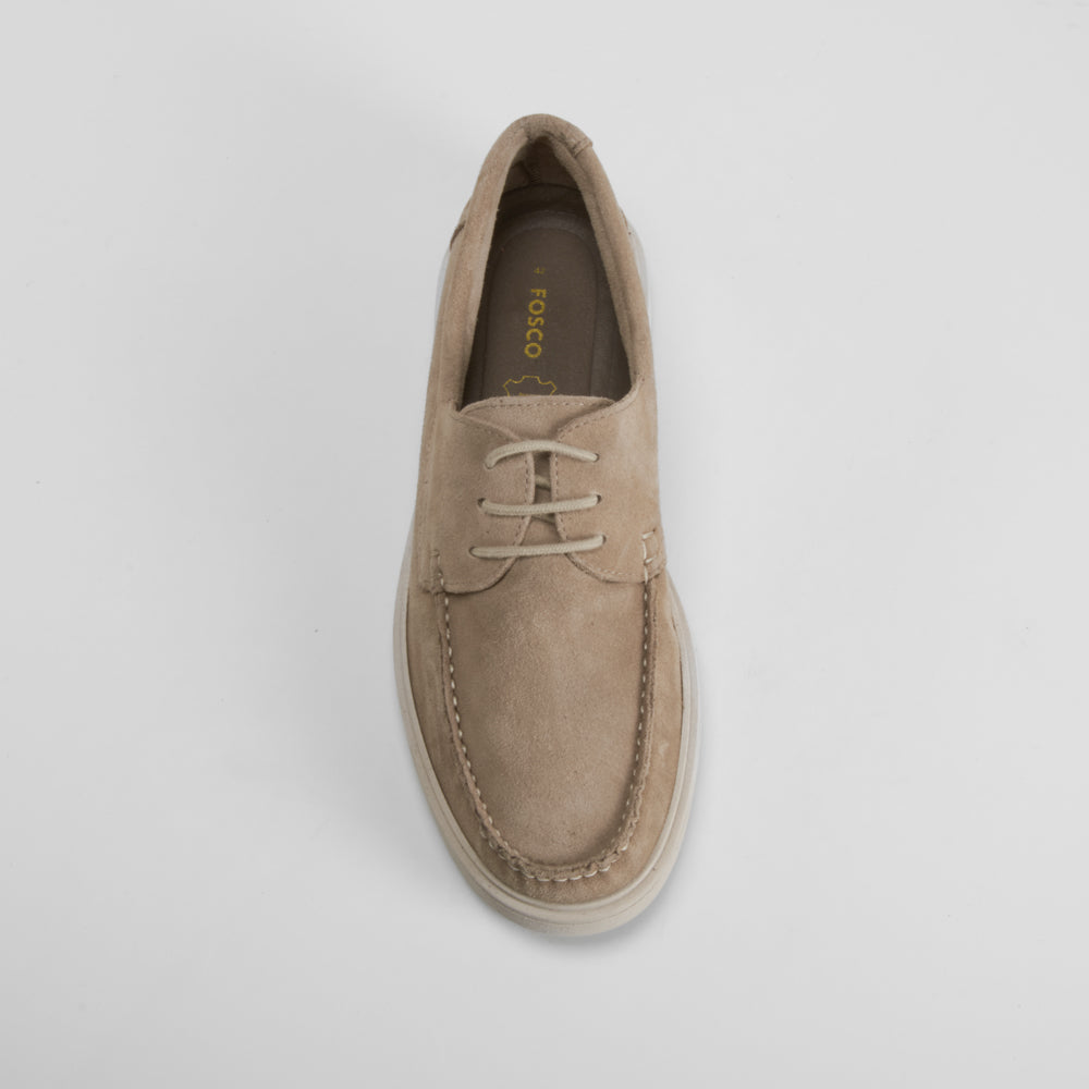 Náutico serraje color taupe FOSCO