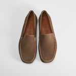 Mocasín serraje piel marrón claro MR HANSEN