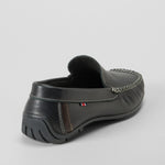 Mocasín de piel negro MR. HANSEN