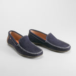 Mocasín serraje azul marino MR. HANSEN