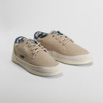 Zapatilla lona slip on yute beige LOIS