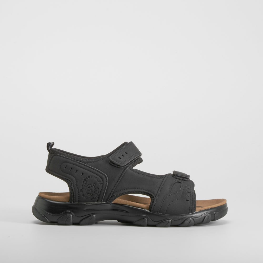 Sandalia deportiva negra LOIS