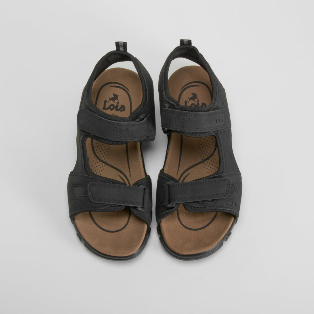 Sandalia deportiva negra LOIS