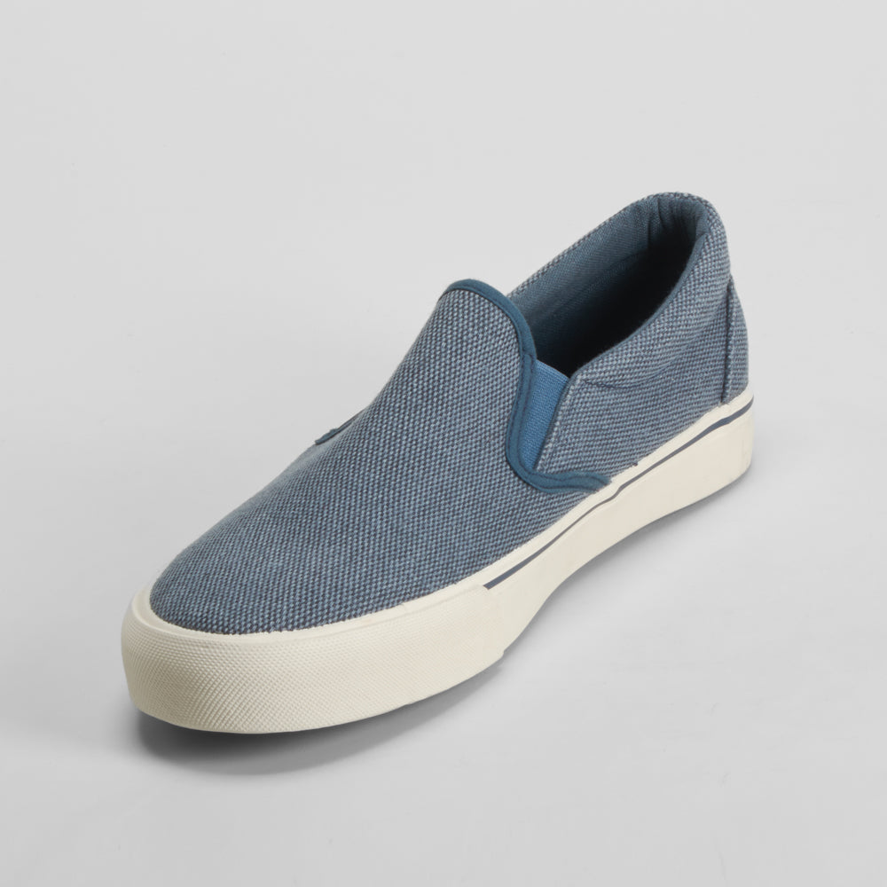 Zapatilla lona slip on azul NYC