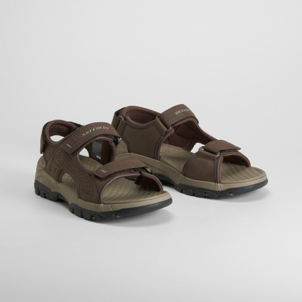 Sandalia deportiva marrón SKECHERS