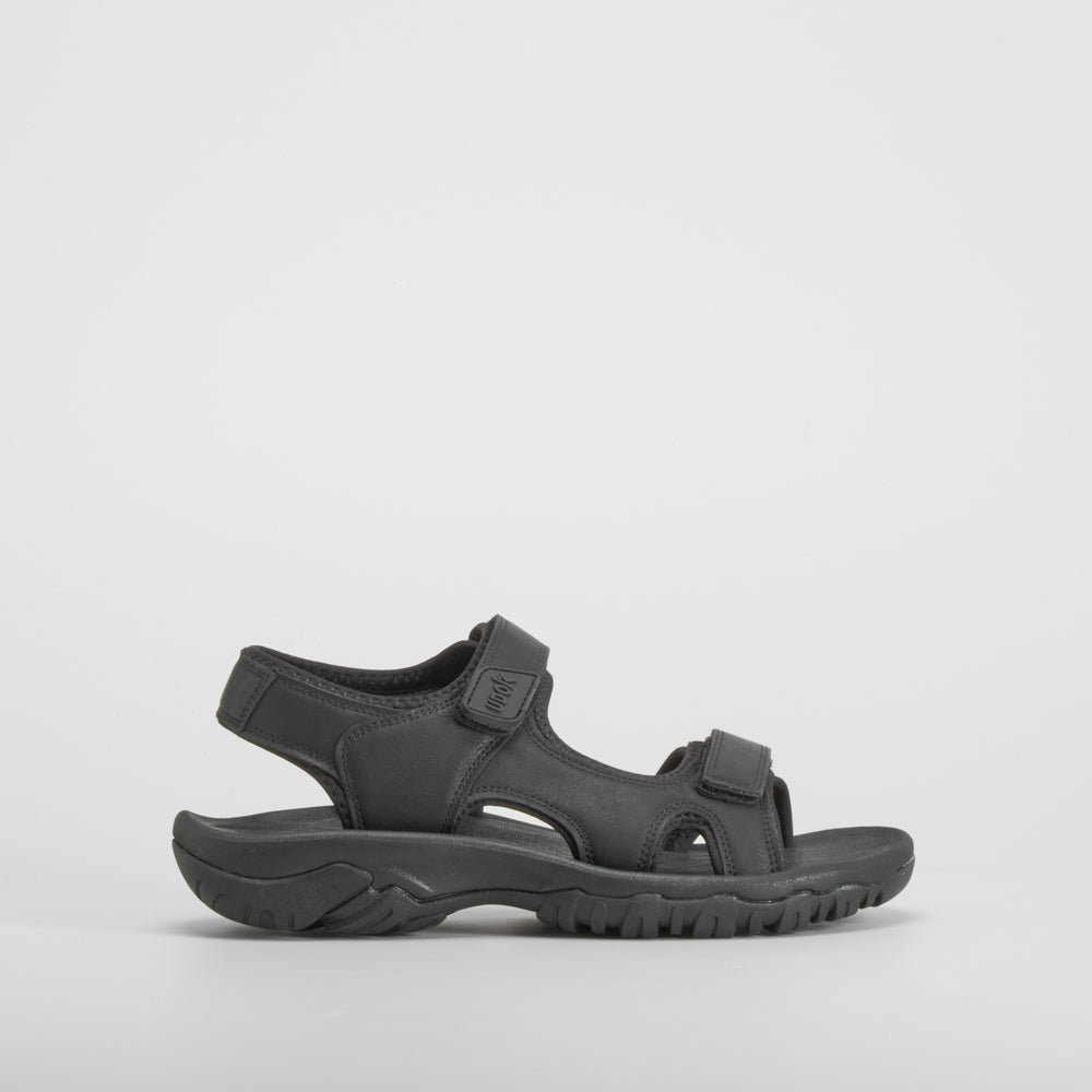 Sandalia deportiva trekking negra UDOK