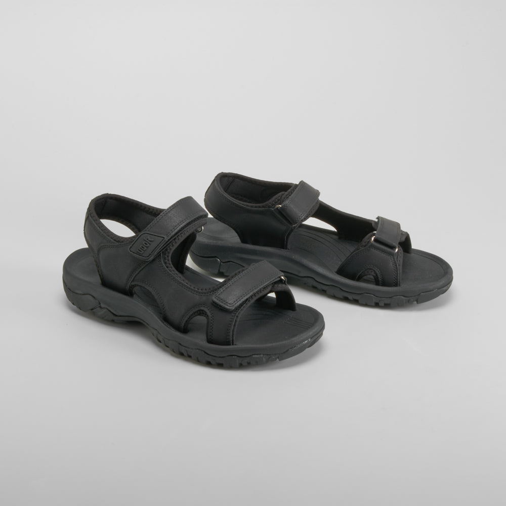 Sandalia deportiva trekking negra UDOK