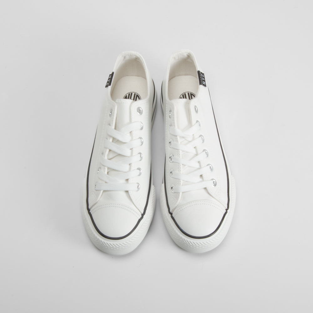 Zapatilla deportiva alta plataforma blanca NYC
