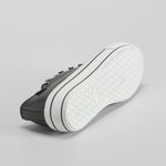 Zapatilla deportiva alta plataforma negra NYC