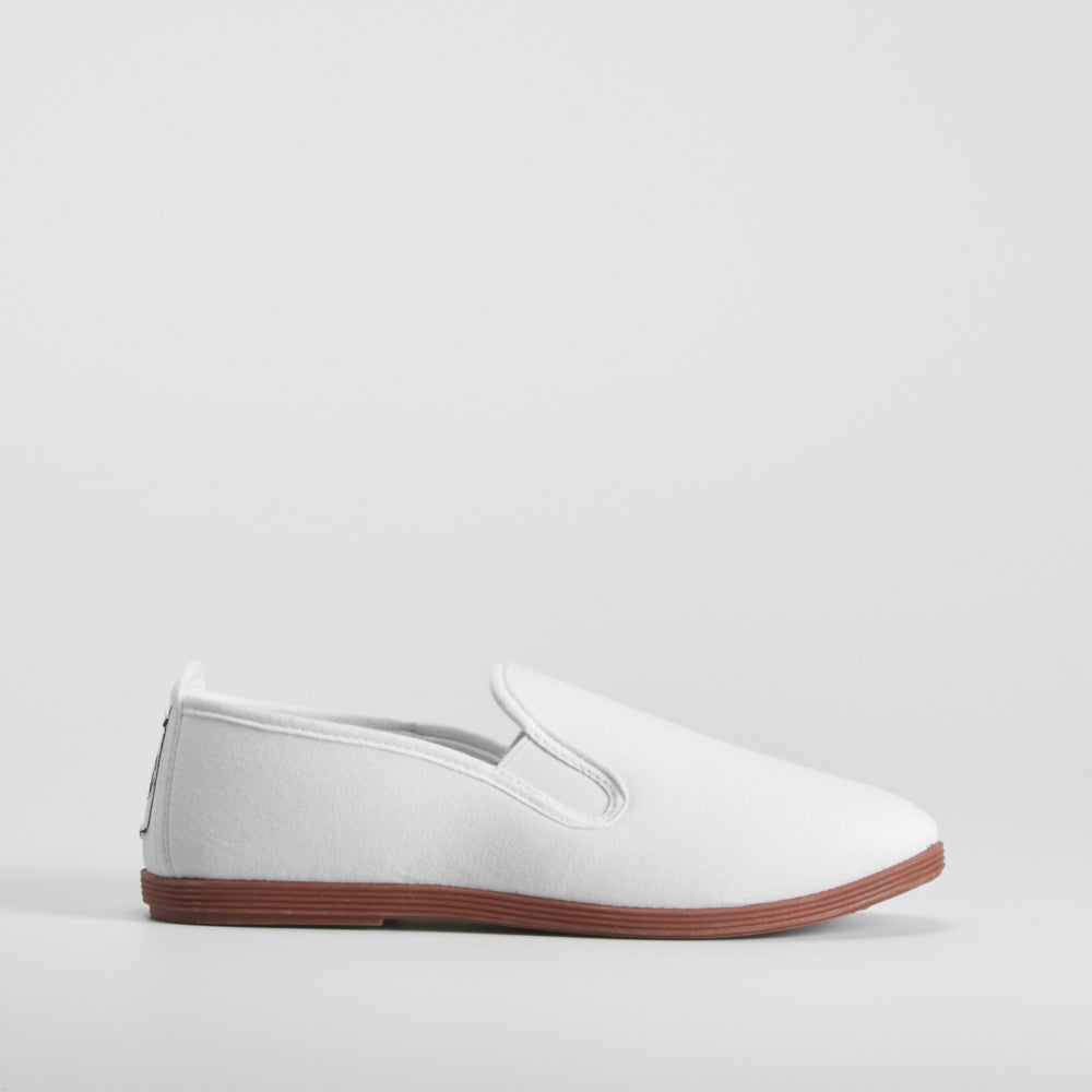 Zapatilla lona kung fu blanca NYC
