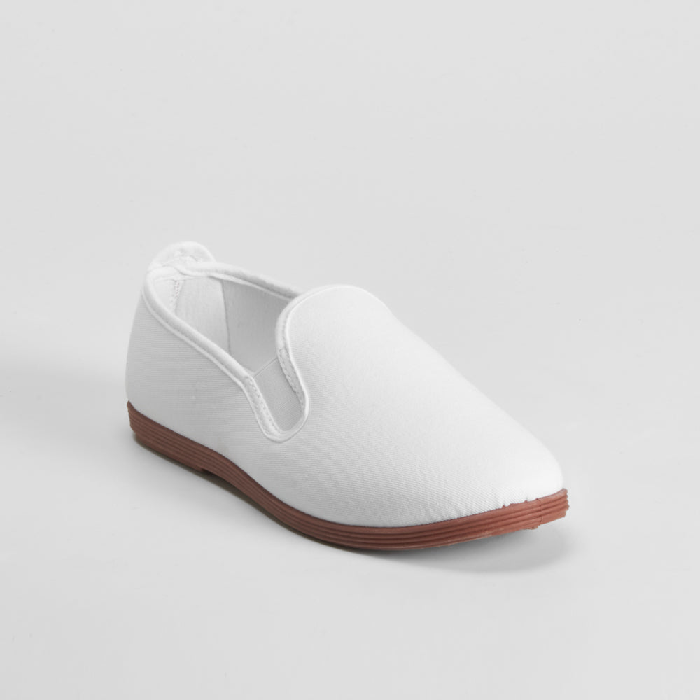 Zapatilla lona kung fu blanca NYC