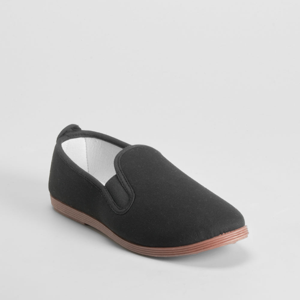 Zapatilla lona kung fu negra NYC