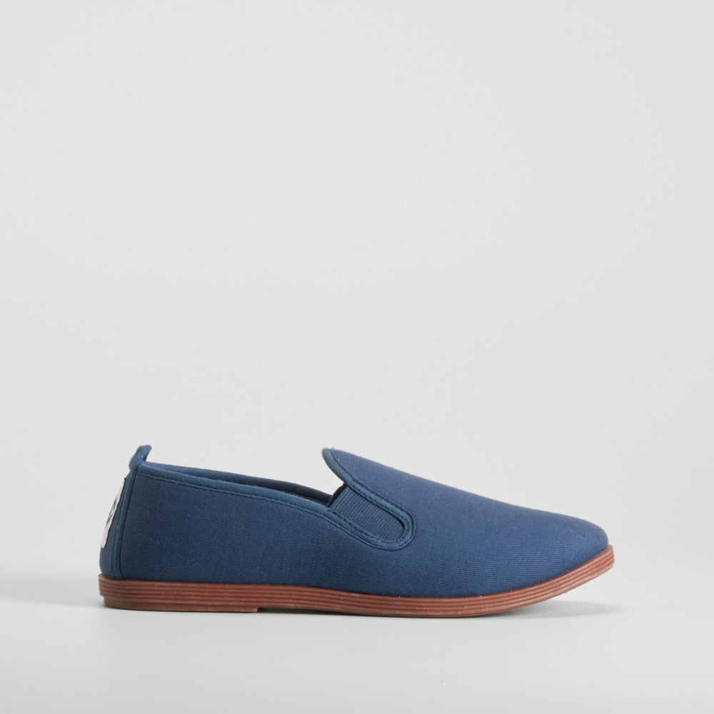 Zapatilla lona kung fu azul NYC