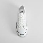 Zapatilla lona plataforma macrame blanca NYC