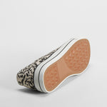 Zapatilla lona animal print negro NYC