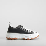 Zapatilla lona chunky negra NYC