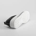 Zapatilla lona plataforma negra suela blanca NYC