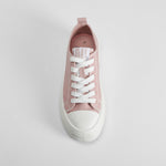 Zapatilla lona reciclada plataforma rosa NYC