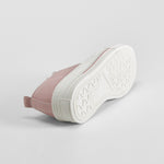 Zapatilla lona reciclada plataforma rosa NYC
