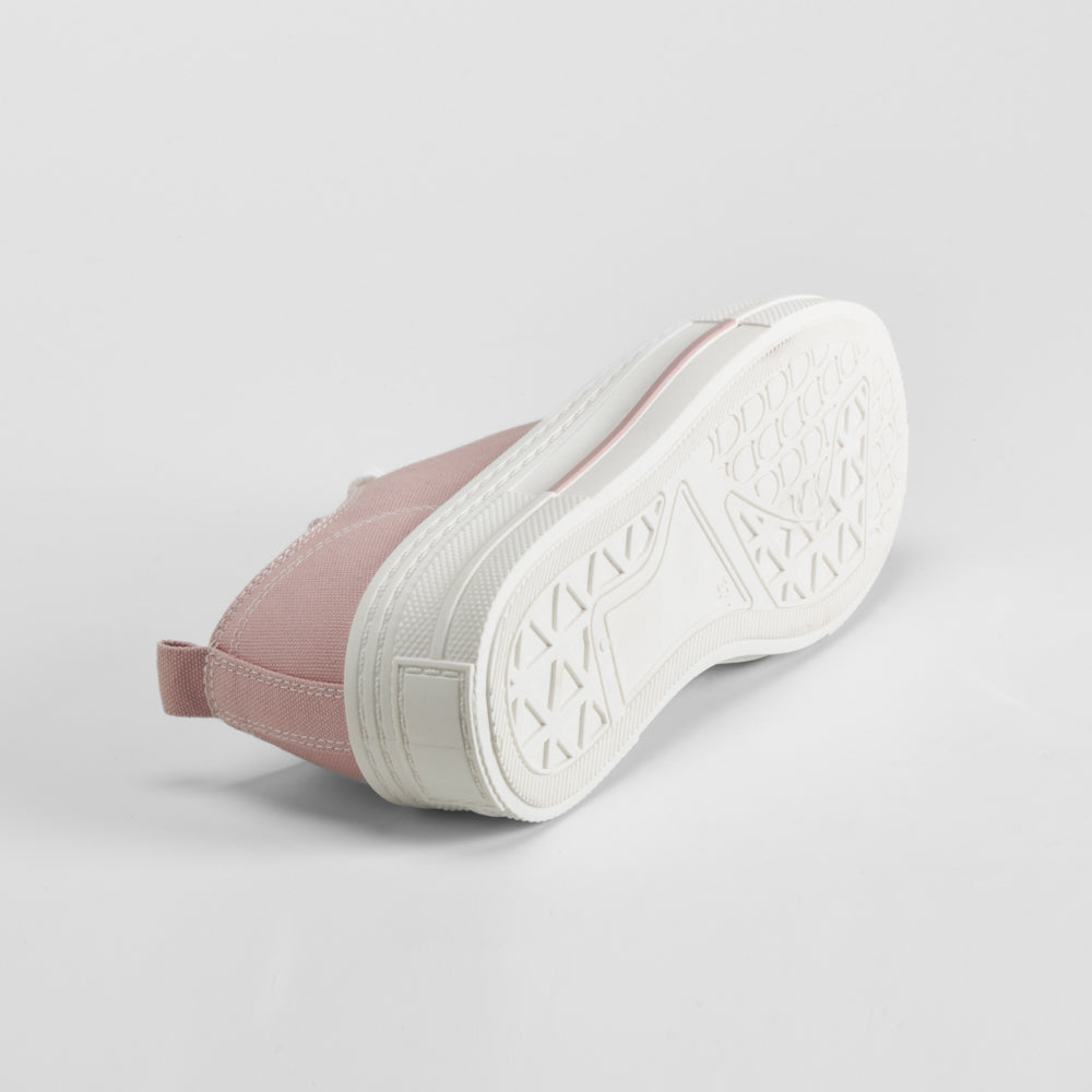 Zapatilla lona reciclada plataforma rosa NYC