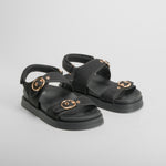 Sandalia bio negra NYC