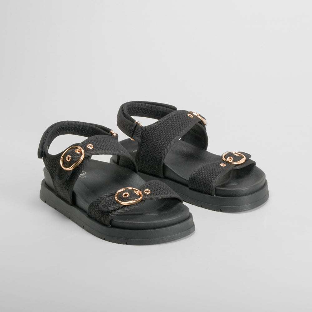 Sandalia bio negra NYC
