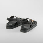 Sandalia bio negra NYC