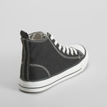 Zapatilla lona alta negra NYC