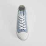Zapatilla lona alta azul NYC
