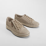 Blucher cremallera en beige SENDA ROAD