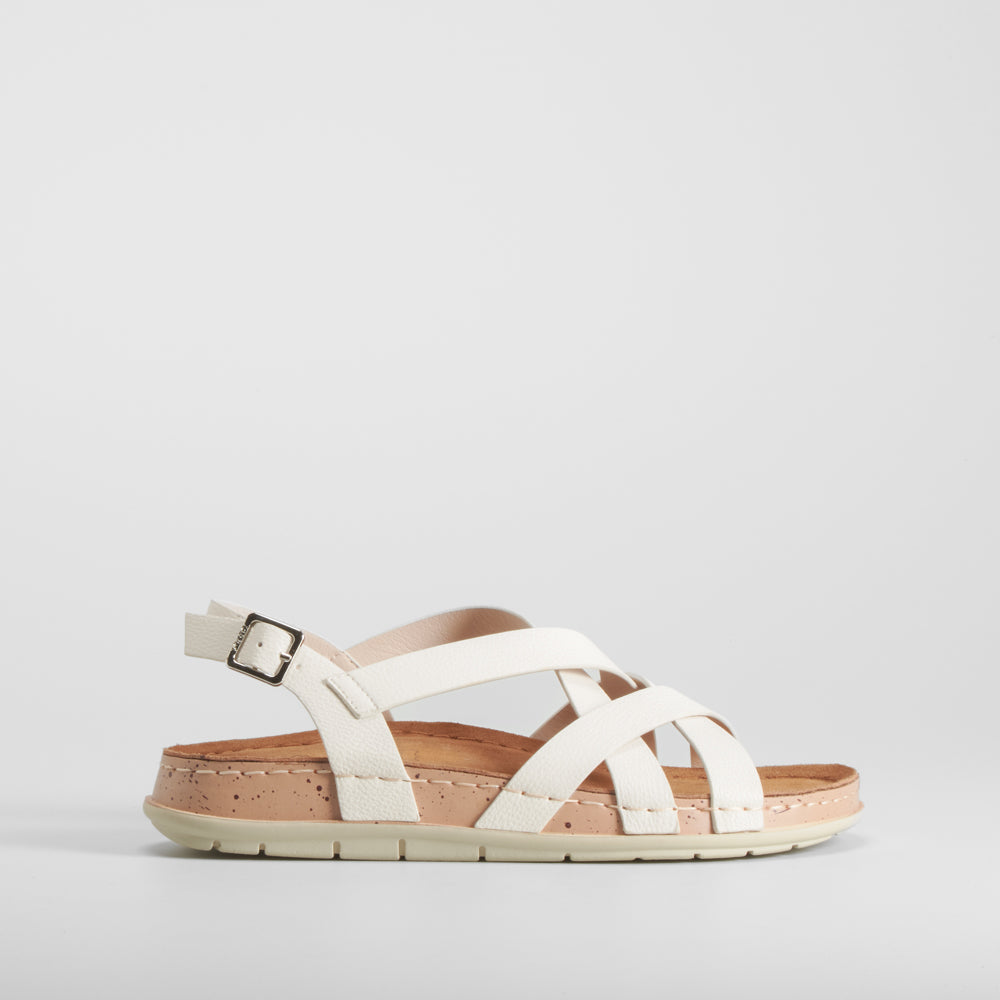 Sandalia bio blanca SENDA ROAD