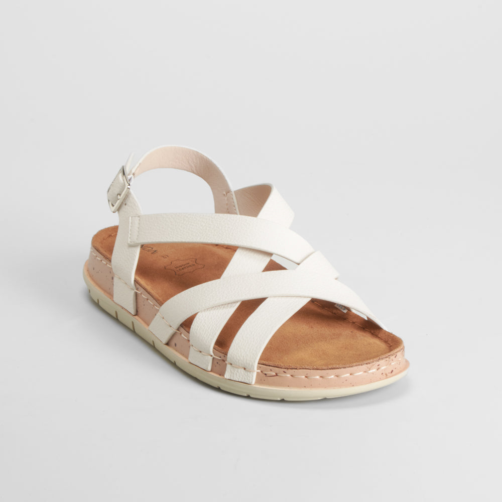 Sandalia bio blanca SENDA ROAD