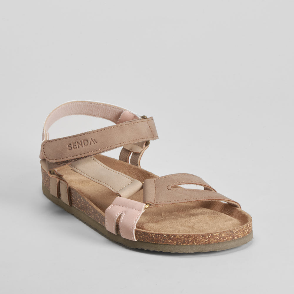 Sandalia bio velcros multicolor SENDA ROAD