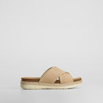 Sandalia bandeleta cruzada beige SENDA ROAD