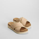 Sandalia bandeleta cruzada beige SENDA ROAD