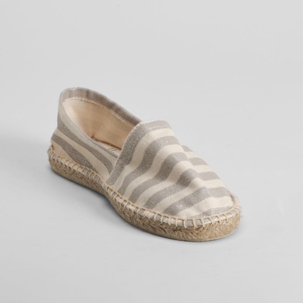 Alpargata a rayas beige COCONUT