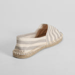 Alpargata a rayas beige COCONUT