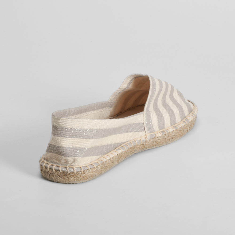 Alpargata a rayas beige COCONUT