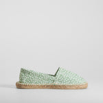 Alpargata estampada verde COCONUT