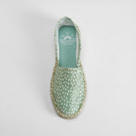 Alpargata estampada verde COCONUT