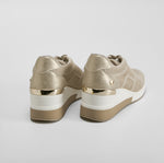 Sneaker cuña beige  XTI