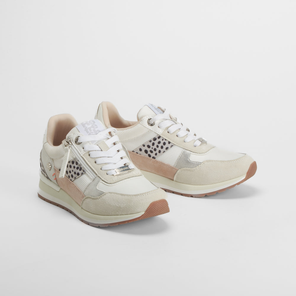 Sneaker cremallera lateral blanco REFRESH