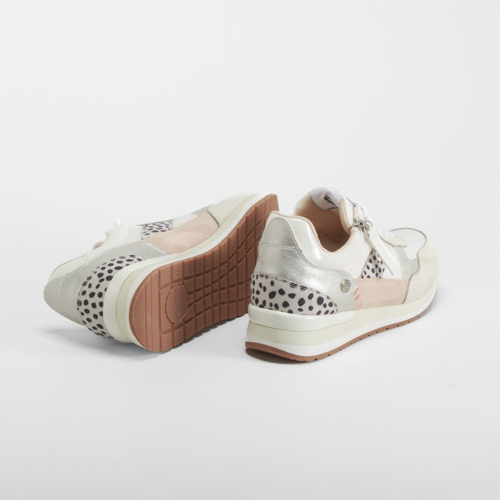 Sneaker cremallera lateral blanco REFRESH
