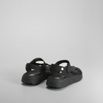Sandalia tiras velcro negra XTI