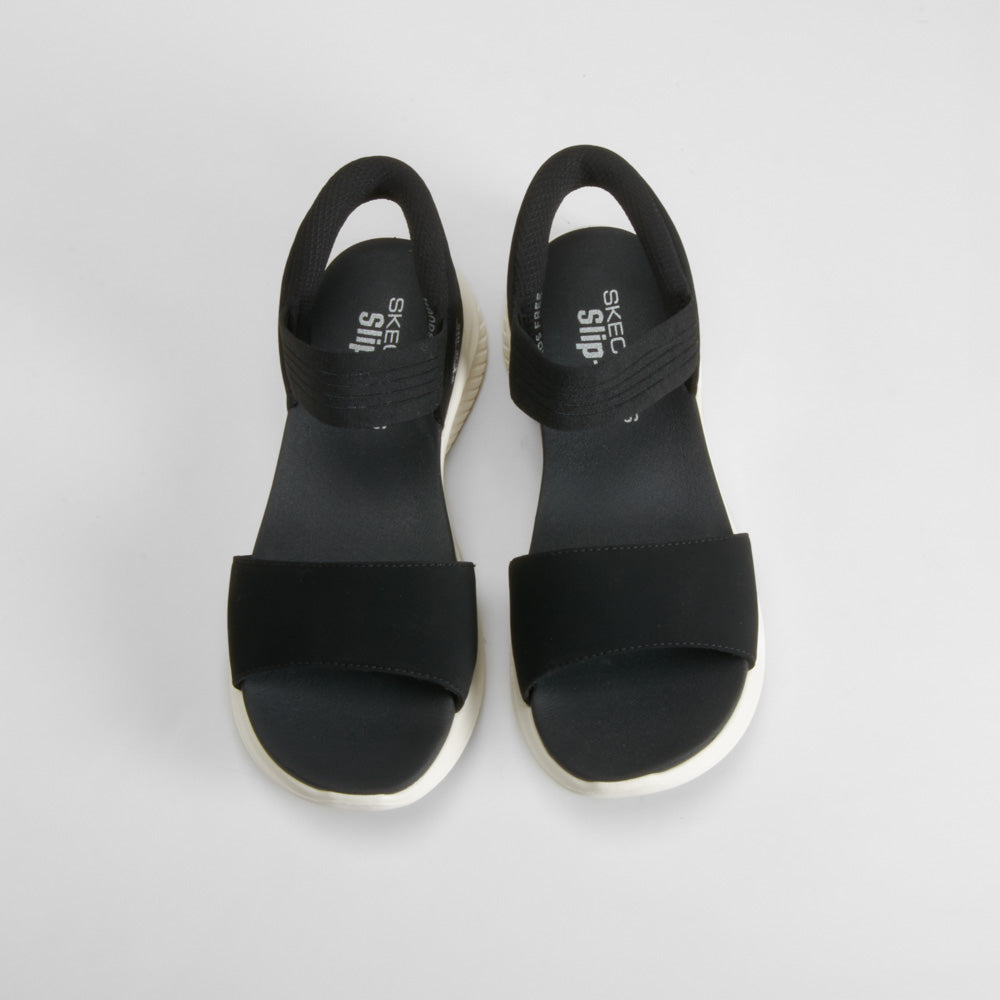 Sandalia slip in Go Walk Flex negra SKECHERS