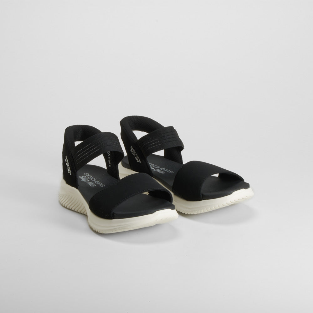 Sandalia slip in Go Walk Flex negra SKECHERS